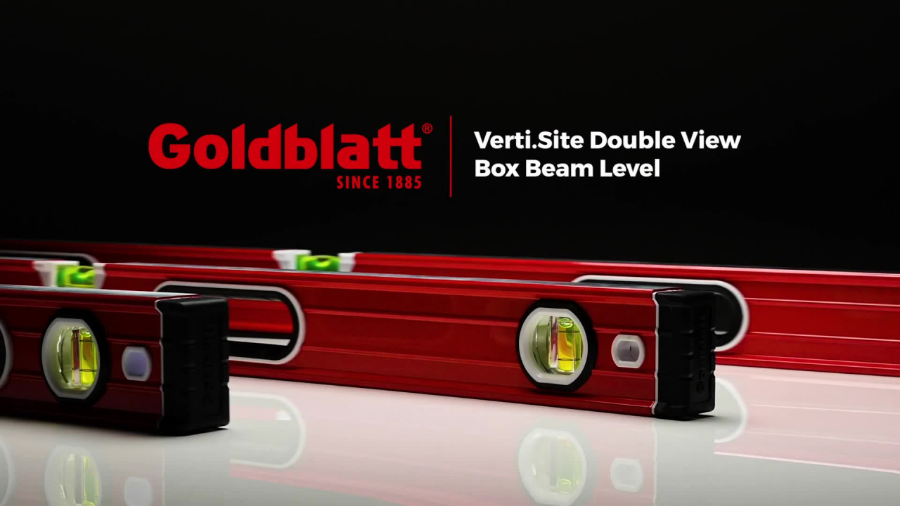 Goldblatt Verti Site Double View Box Beam Levels - Floor & Decor