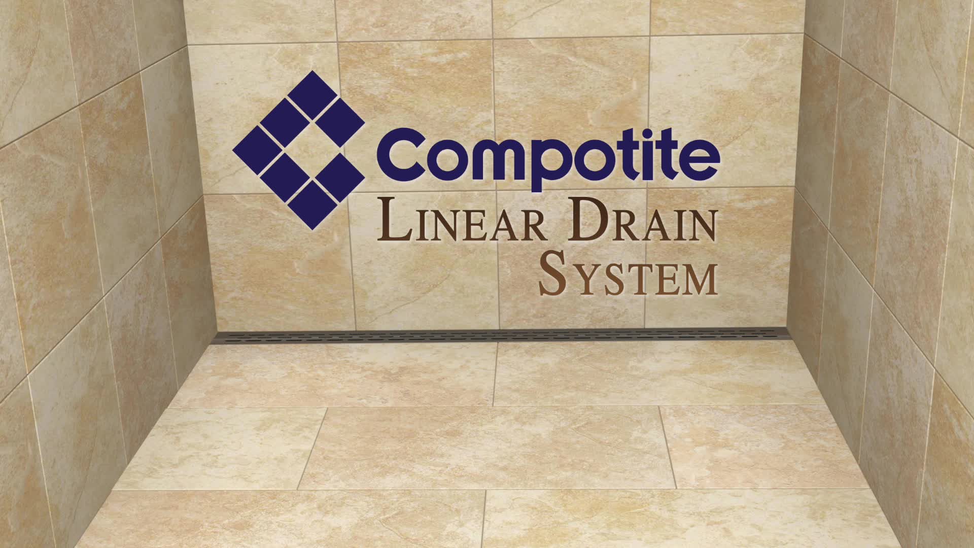 Compotite ABS Tile-­Over Top Use with Our Linear Drains