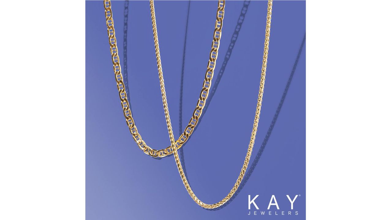 Mens gold chain kay jewelers Clearance
