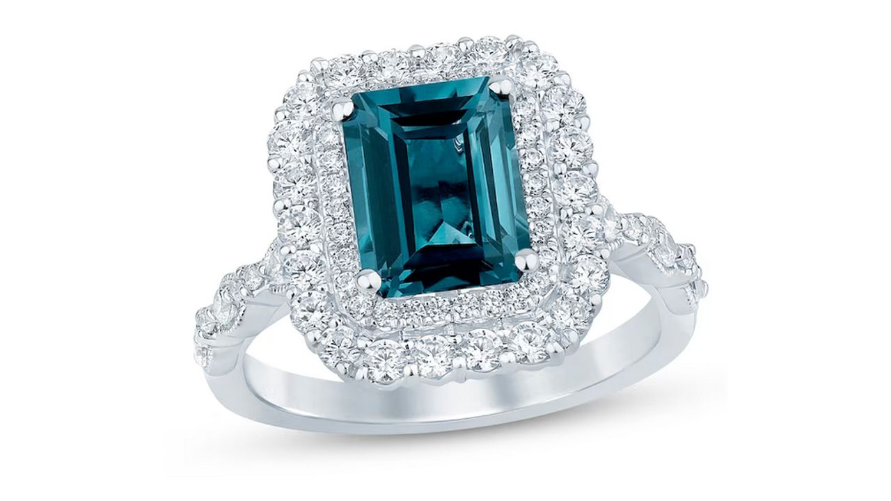 Creatable Colored Gem Stone Engagement Ring Kay Jewelers.