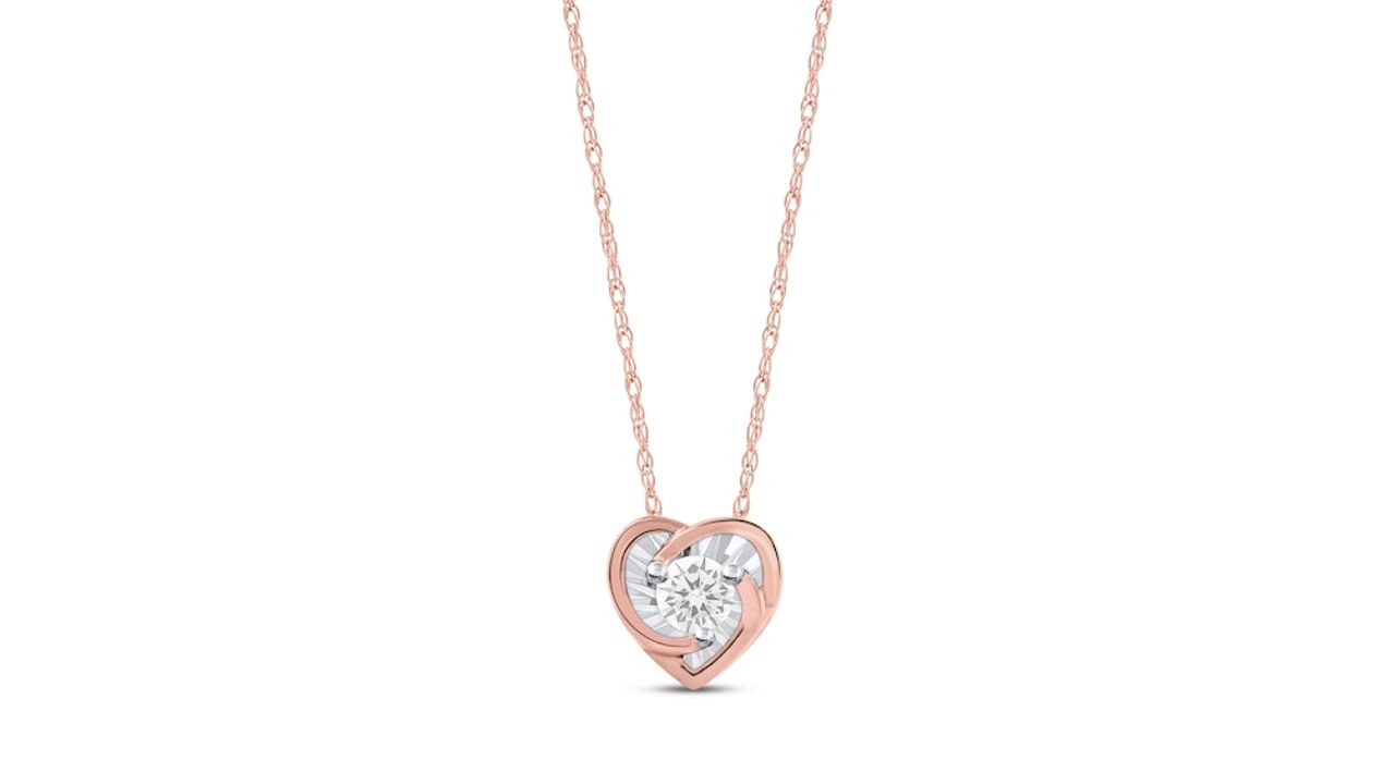 Creatable - Diamond Solitaire Necklace - Kay Jewelers.