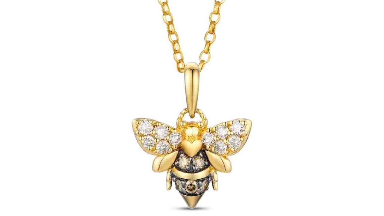 Creatable - Le Vian Garden Party Diamond Bee Necklace - Kay Jewelers.