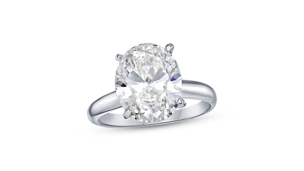 Creatable - Oval solitaire engagement ring - Kay Jewelers.
