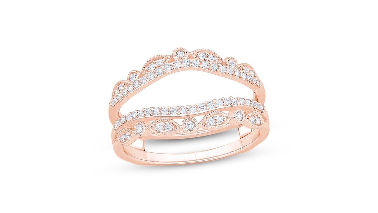 Creatable - Rose Gold Diamond Enhancers - Kay Jewelers.