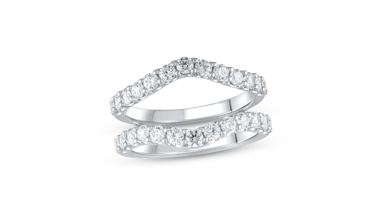 Creatable - Now + Forever Lab-Grown Diamonds Diamond Enhancer Ring 1-1/ ...
