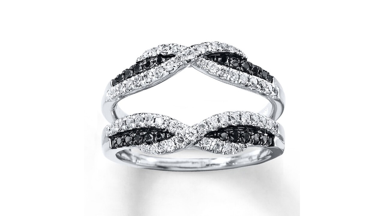 Creatable - Black and White Diamond Enhancer - Kay Jewelers.