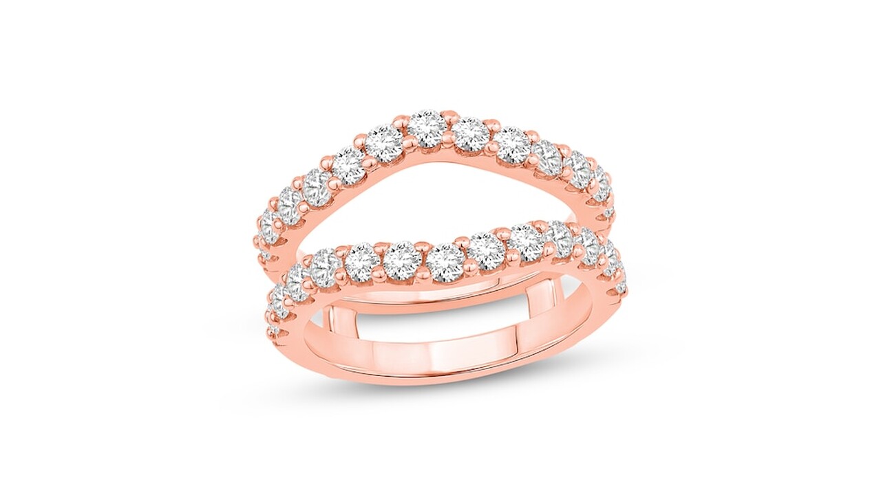 Creatable - Now + Forever Lab-Grown Diamonds Enhancer Ring - Kay Jewelers.