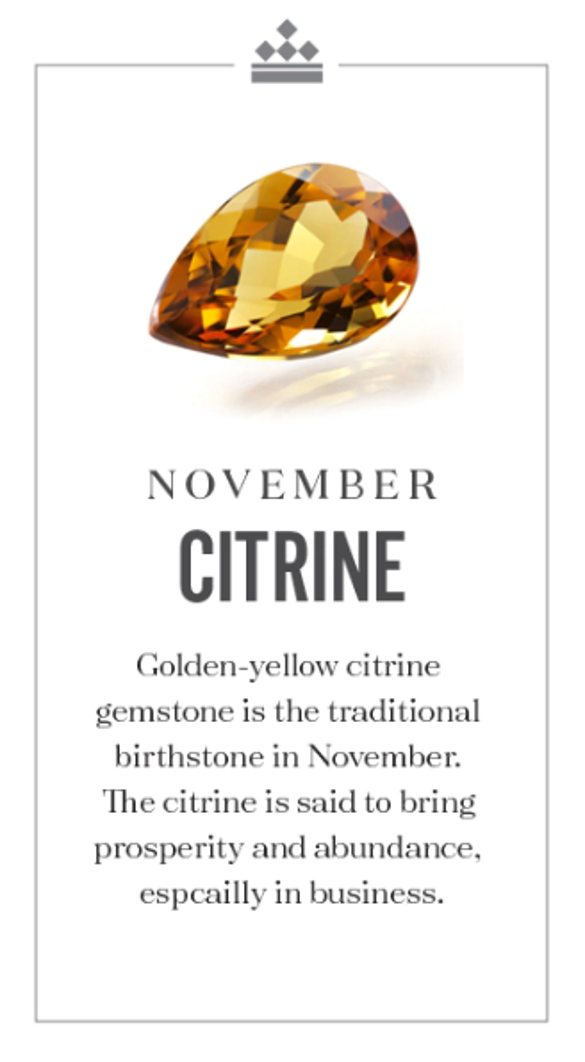 End of 2025 november birthstone