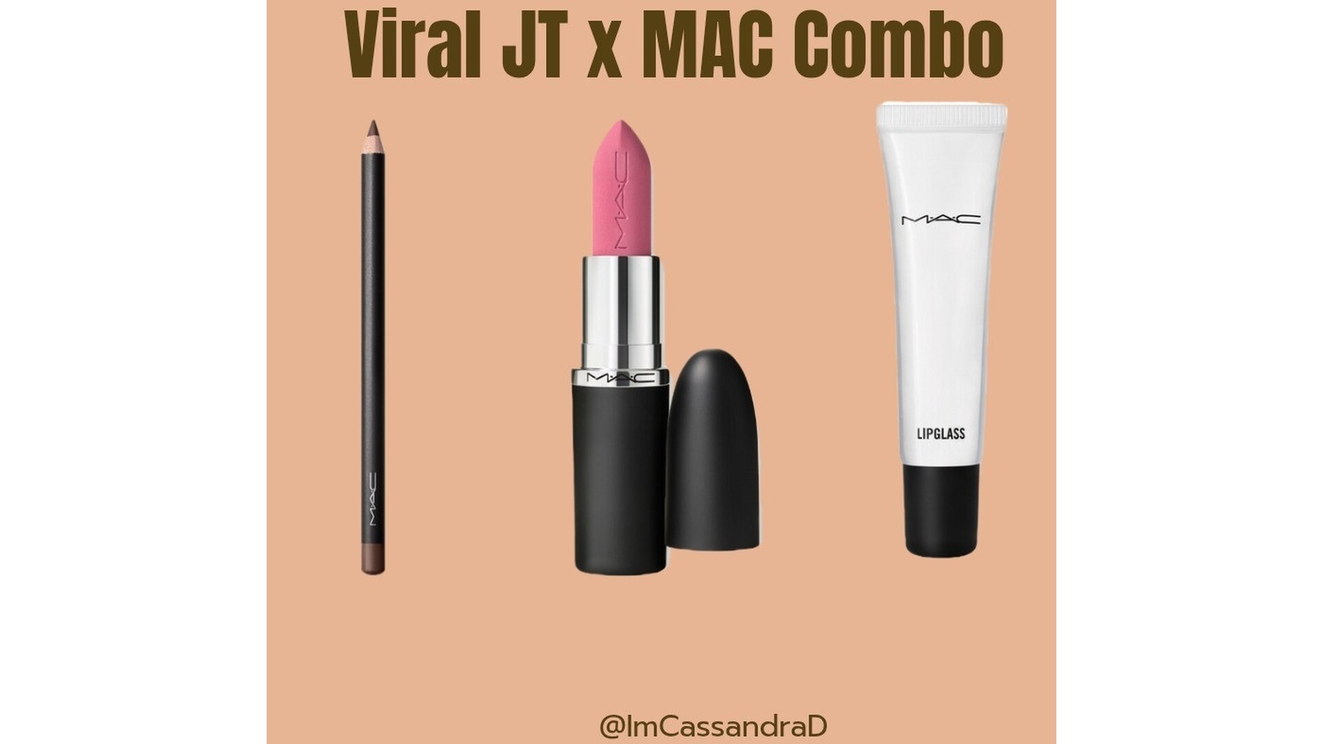 Cassandra Ducksworth - Video: JT x MAC Lip Combo
